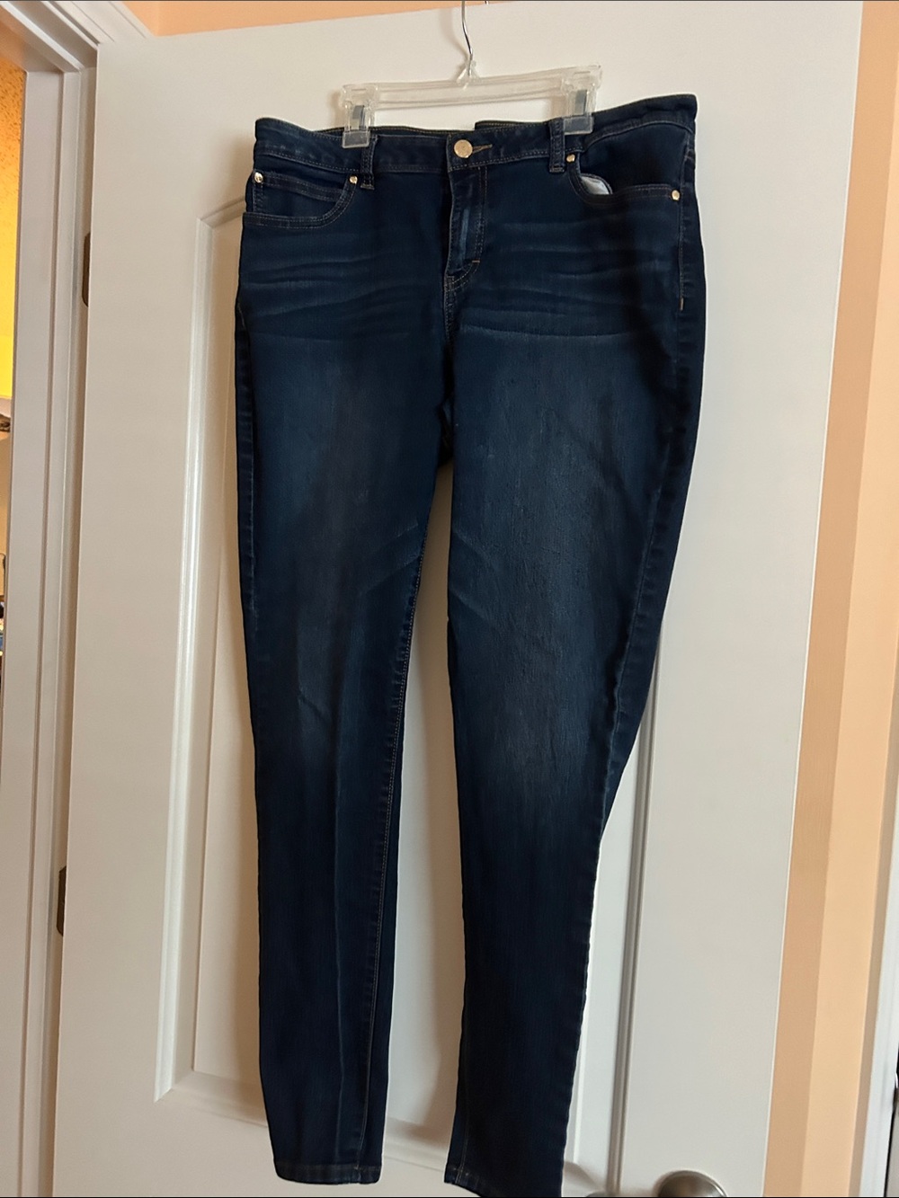 Jennifer Lopez Dark Indigo Skinny Jeans